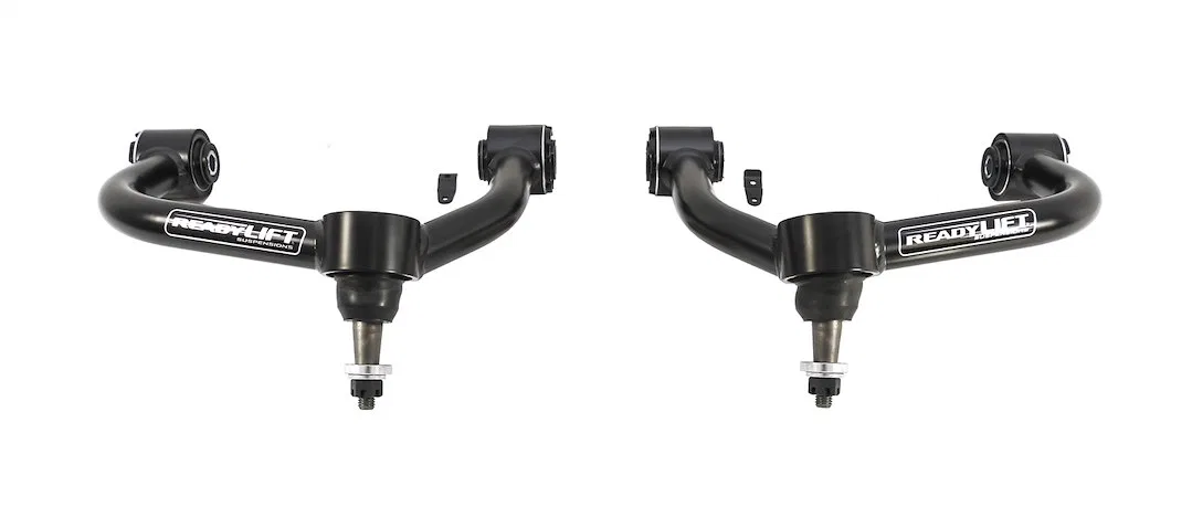 67-21350 – READYLIFT Control Arm, Tubular Non Adjustable Black Steel With Ball Joint/ Bushings/ Sleeves Set Of 2